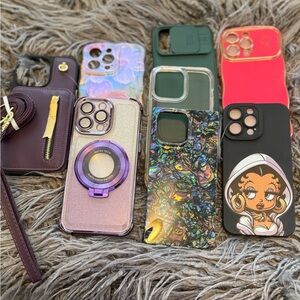 Stylish Phone Cases - Multi-Color Set
Fits iPhone 14 Pro Max